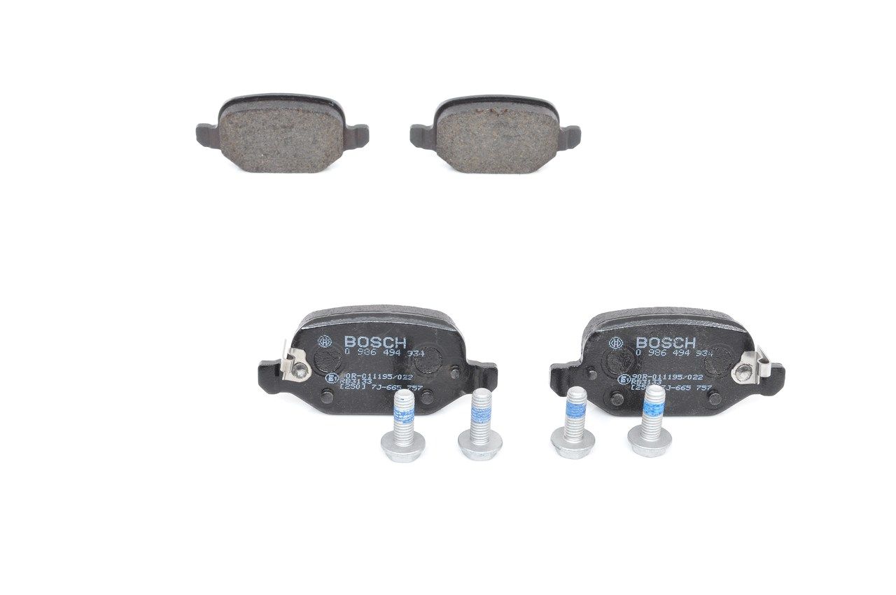 Brake Pad Set, disc brake 0 986 494 934