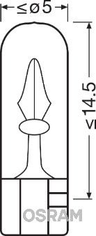Glühlampe, Instrumentenbeleuchtung Glühlampe, Instrumentenbeleuchtung