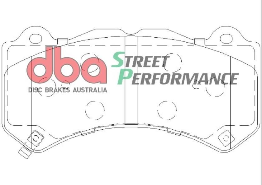 DBA SP PERFORMANCE BRAKE PADS [ Jeep SRT F ] - TecDoc Only