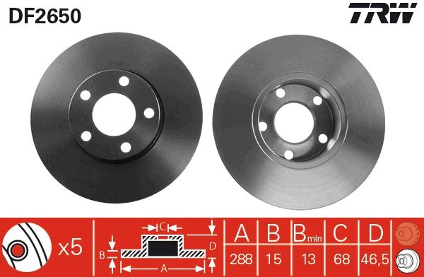 PAIRE DE DISQUES  9900