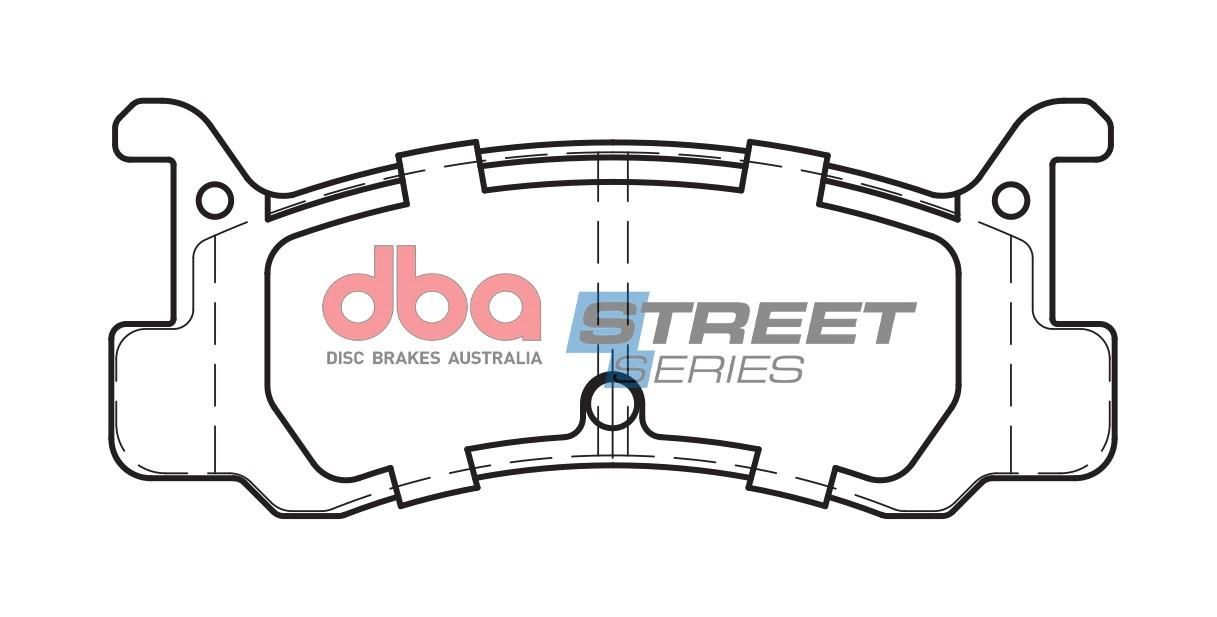 DBA SS STREET SERIES BRAKE PADS [ Daihatsu/Eunos/Ford & Mazda 1985-2000 R ] - TecDoc Only