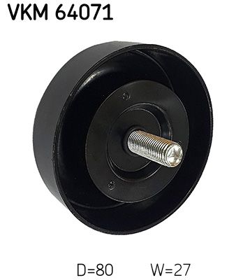 Umlenk-/F&uuml;hrungsrolle, Keilrippenriemen