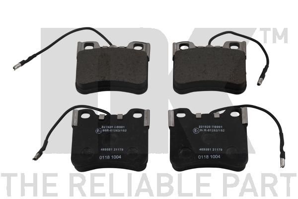 Bremsbelagsatz, Scheibenbremse