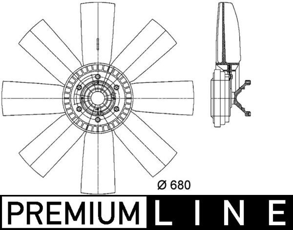 Ventilador, refrigeración del motor