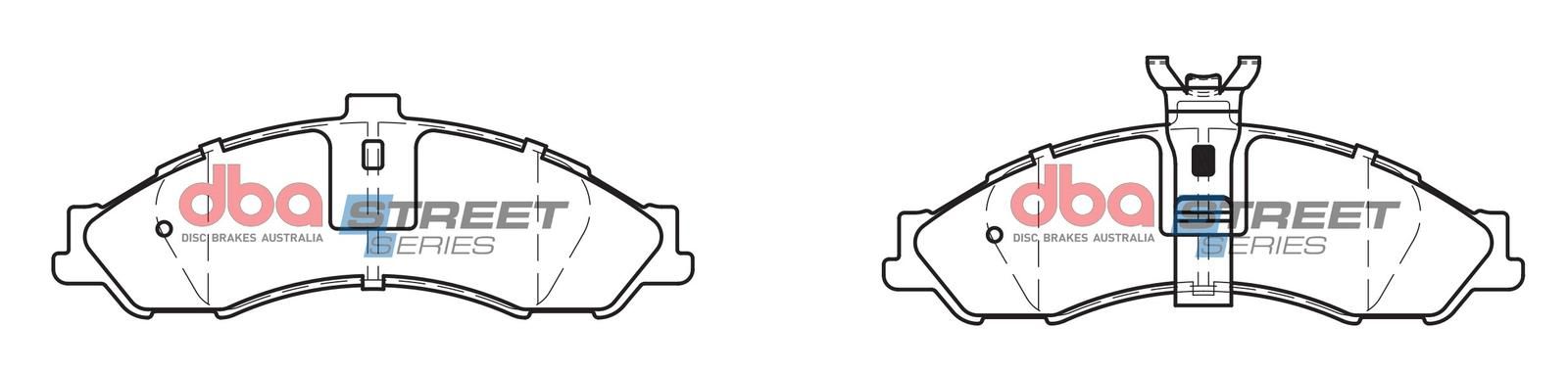 DBA SS STREET SERIES BRAKE PADS [ Holden 1997-2014 F ] - TecDoc Only