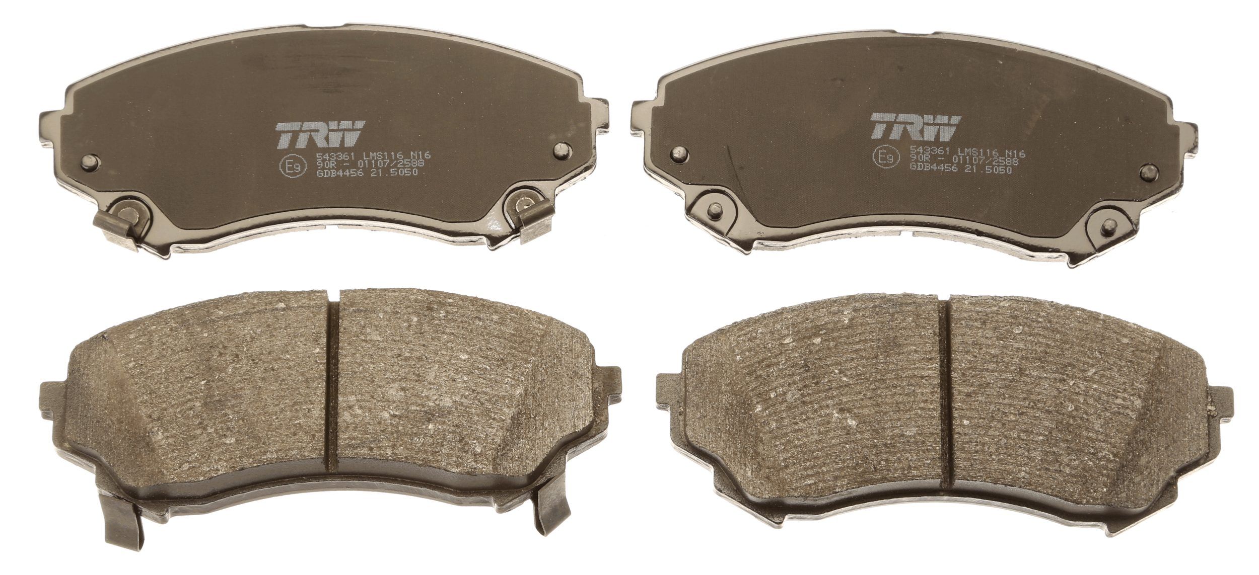 TRW DISC BRAKE PADS - TecDoc 2