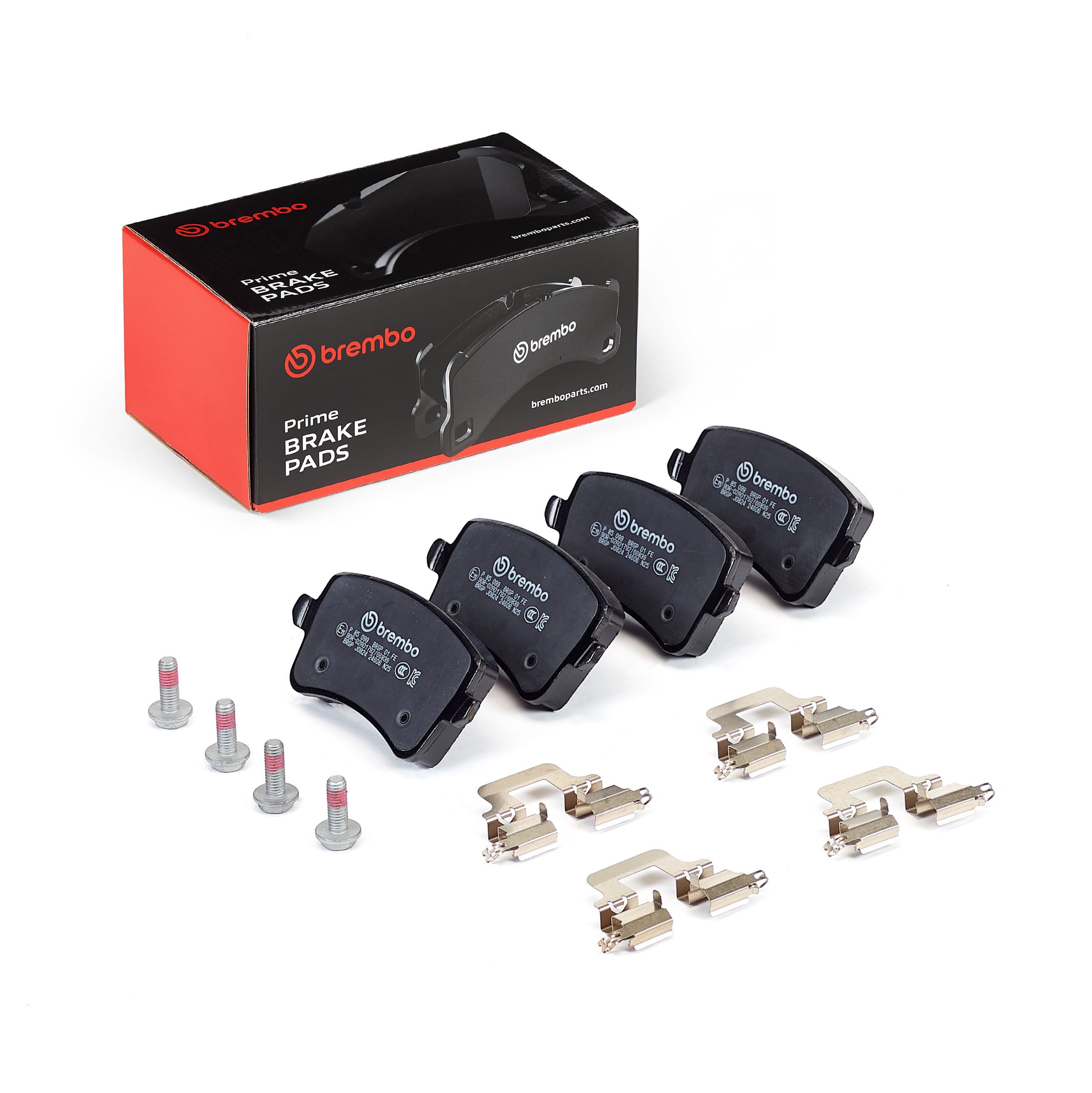 BREMBO P 85 099 - Bremsbelagsatz, Scheibenbremse PRIME LINE