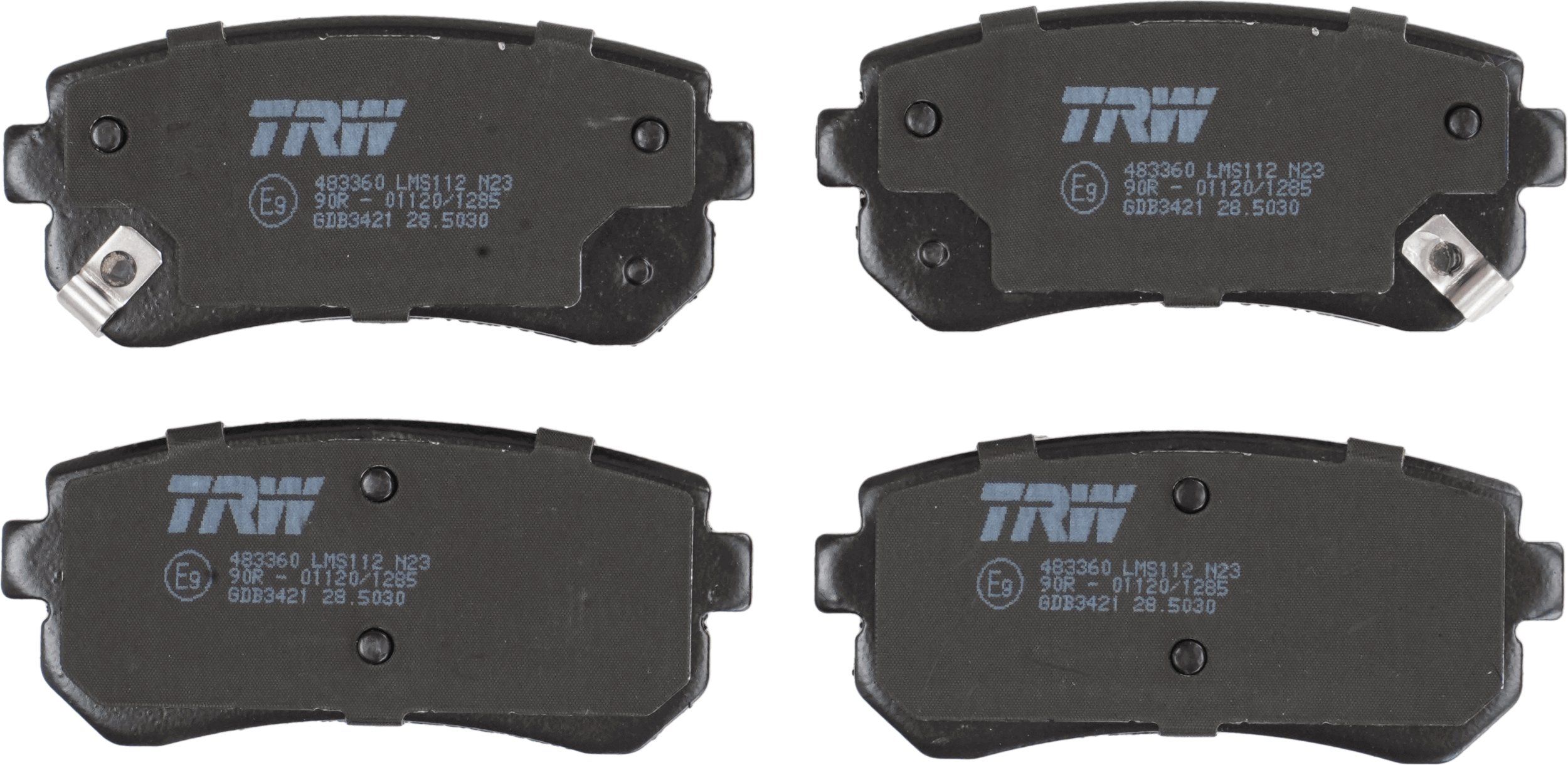 TRW DISC BRAKE PADS - TecDoc 2