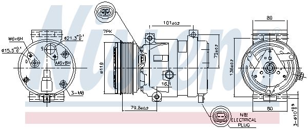 Kompressor, Klimaanlage
