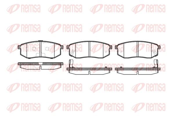 Brake Pad Set, disc brake 0749.02