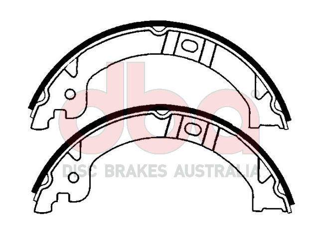 Street Series Brake Shoes [Chrysler Parking Brake 180mm] - TecDoc Only