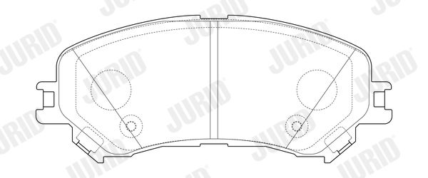 Brake Pad Set, disc brake 573673J