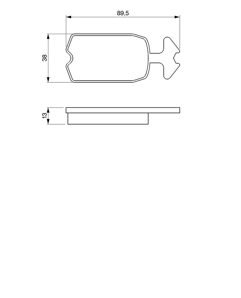 Bremsbelagsatz, Scheibenbremse