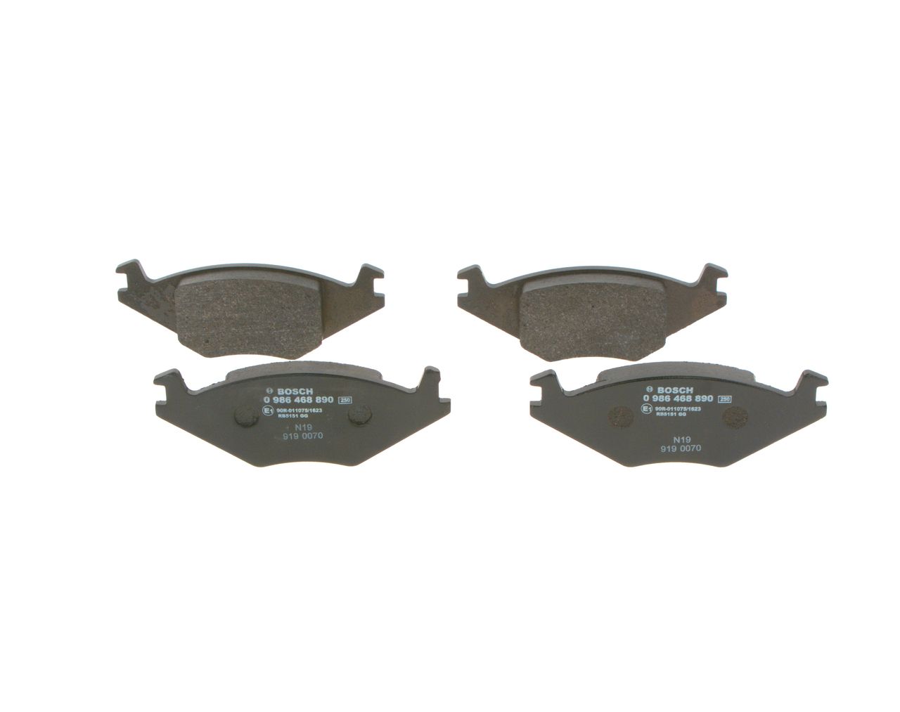 Brake Pad Set, disc brake 0 986 468 890