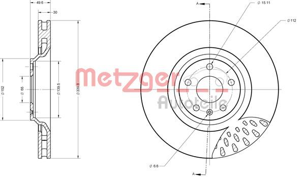 Brake Disc 6110631