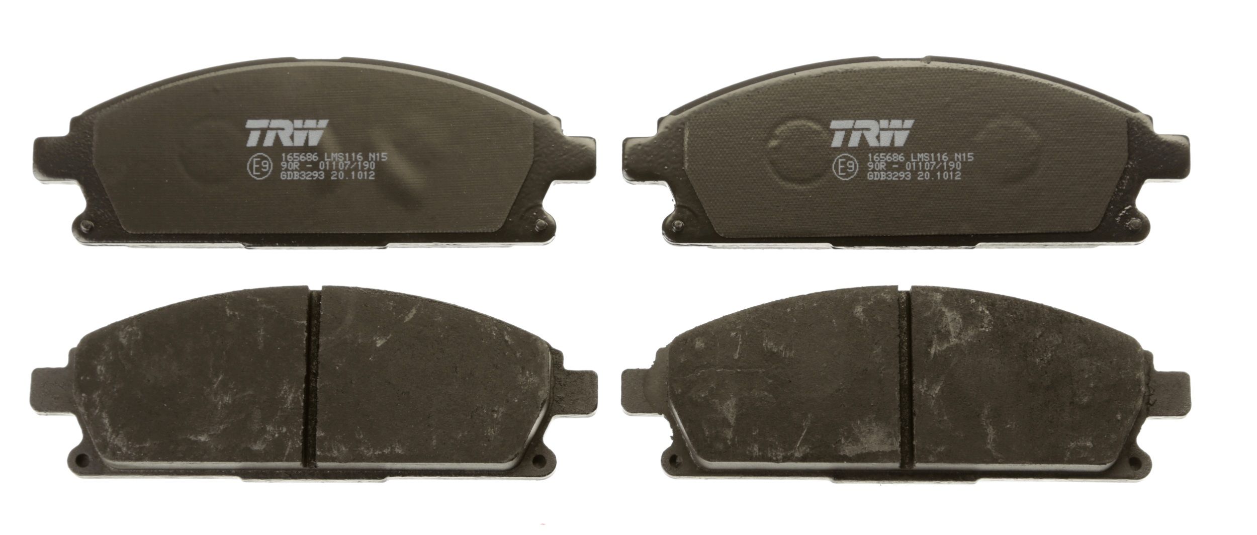 TRW DISC BRAKE PADS - TecDoc 2