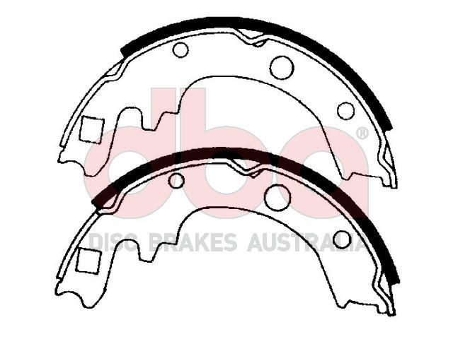 Street Series Brake Shoes [Mazda Bongo/E1400 180mm] - TecDoc Only