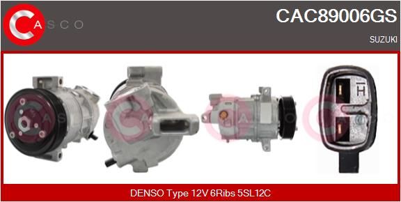 CAC89006GS CASCO Genuine kompresszor, klíma