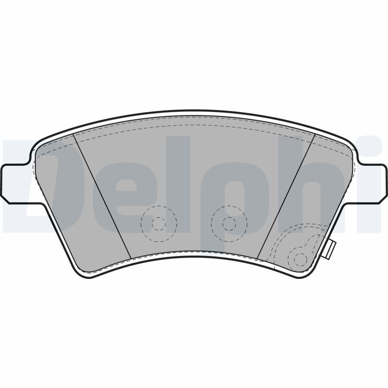 Brake Pad Set, disc brake LP1966