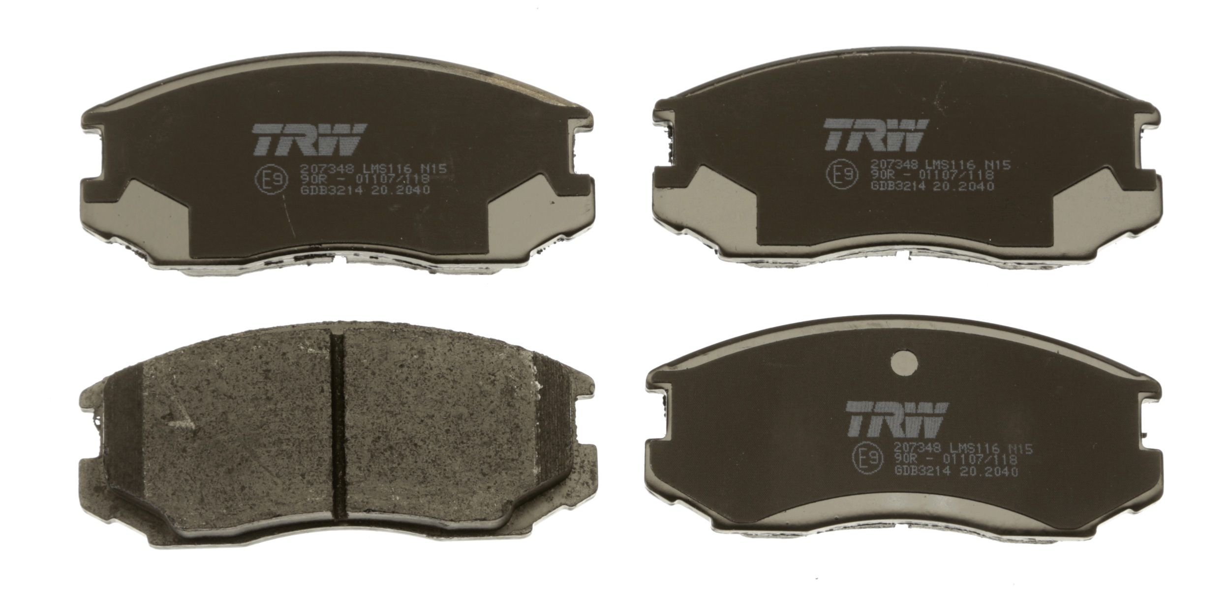 TRW DISC BRAKE PADS - TecDoc 2