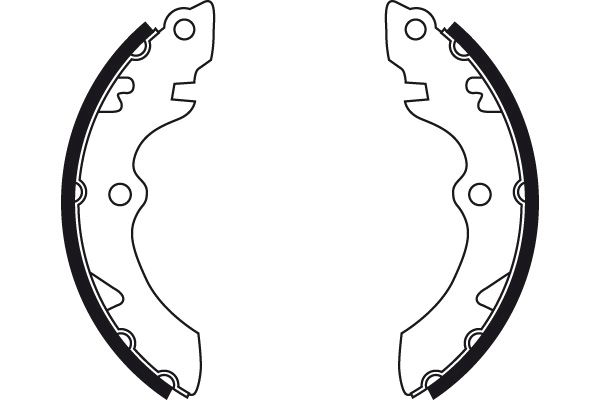 stabdžių trinkelių komplektas, stovėjimo stabdis