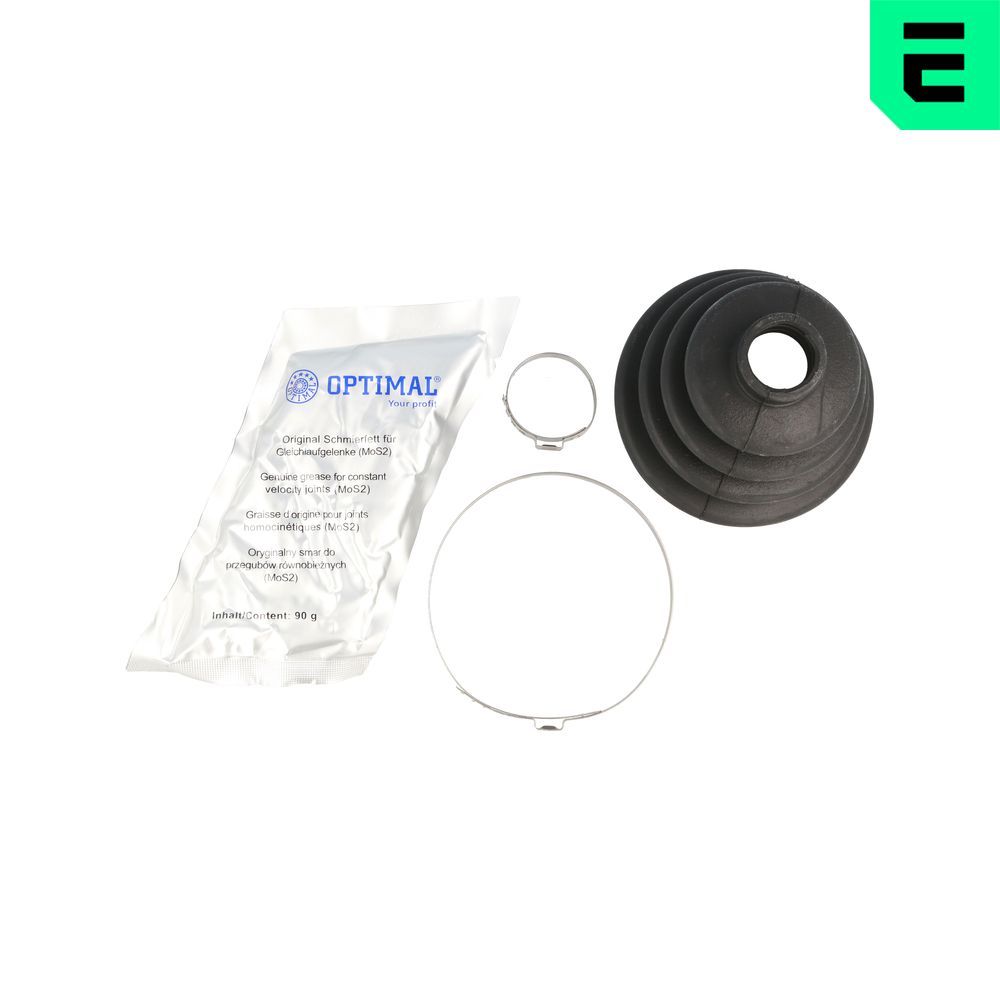 Faltenbalgsatz, Antriebswelle