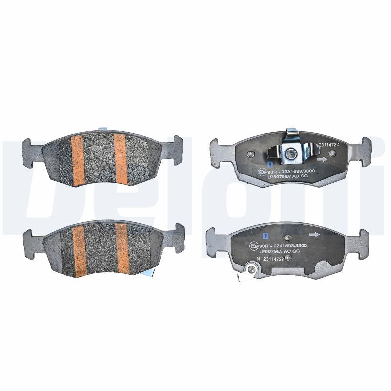 Delphi LP5079EV - Bremsbelagsatz, Scheibenbremse