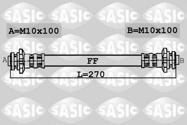 6606036 SASIC fékcső
