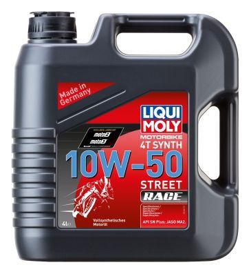 LIQUI MOLY 1686 - Motorbike 4T Synth 10W-50 Street Race