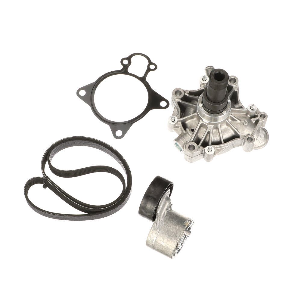 vandens siurblys + V formos rumbuotas diržas, komplektas