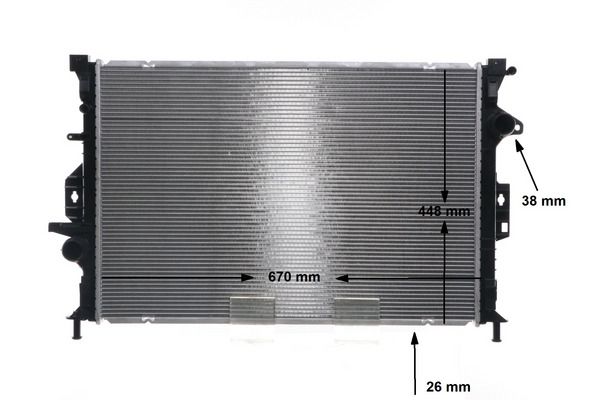 Radiador, refrigeración del motor