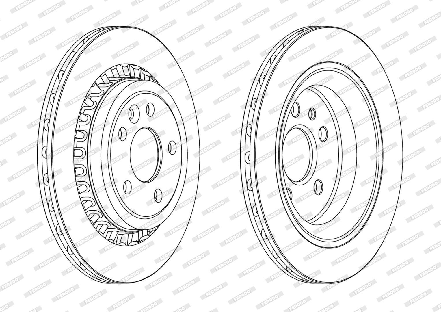 FERODO DDF1802C - Bremsscheibe PREMIER