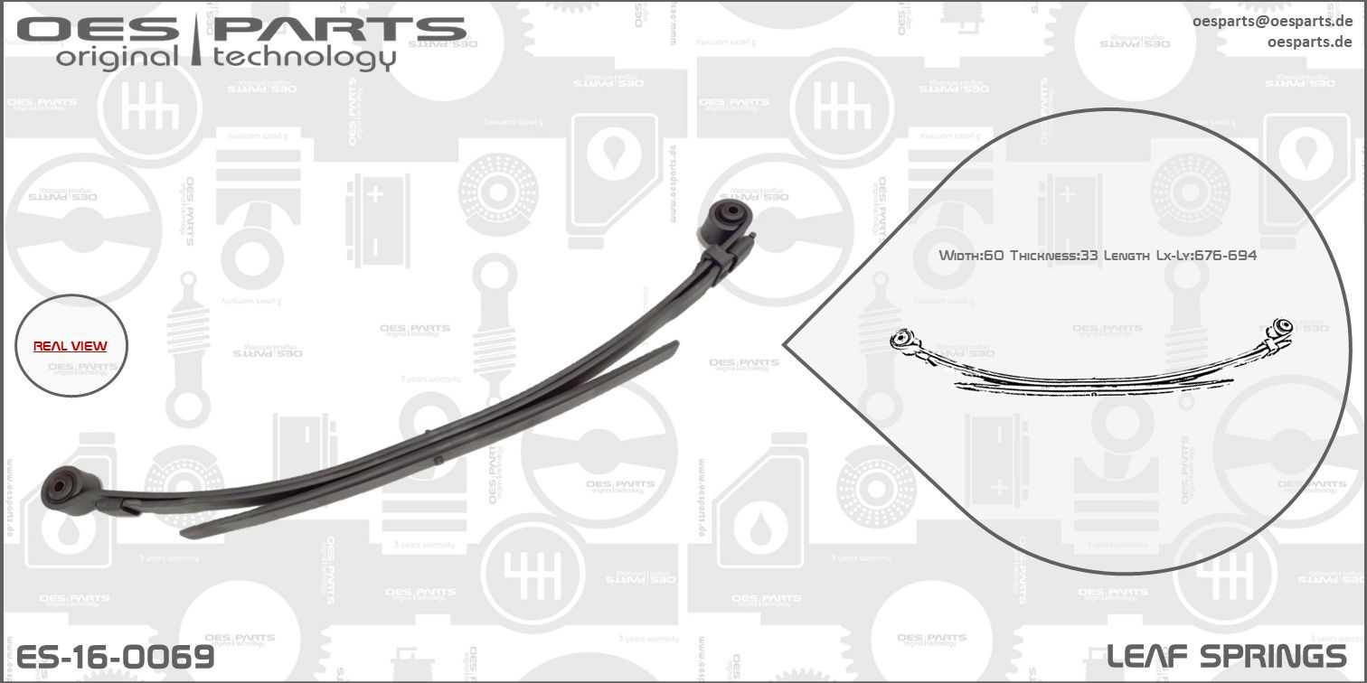 OES PARTS ES-16-0069 - Federblatt