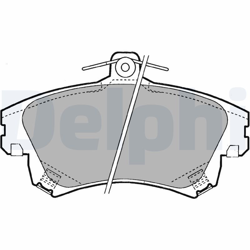 Brake Pad Set, disc brake LP1398