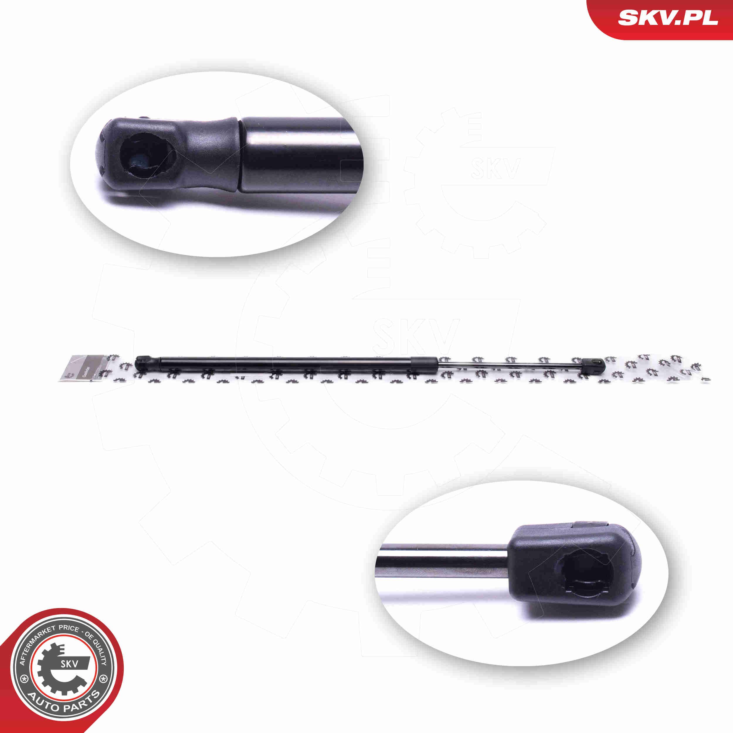 Gasfeder, Koffer-/Laderaum