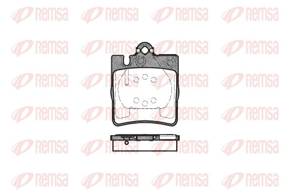 Premium Rear Brake Pad Set Premium Rear Brake Pad Set