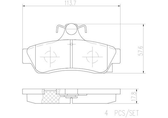 HOLDEN COMMODORE VZ 04-07 (RR) - TecDoc 1