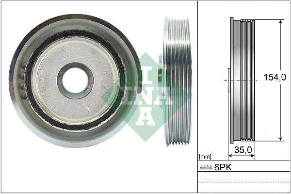 Belt Pulley, crankshaft 544 0112 10