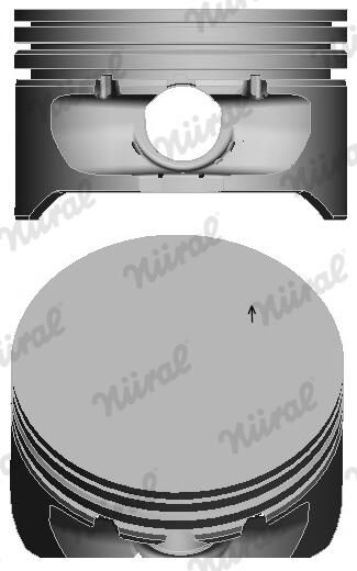 Nüral 87-125600-00 Kolben