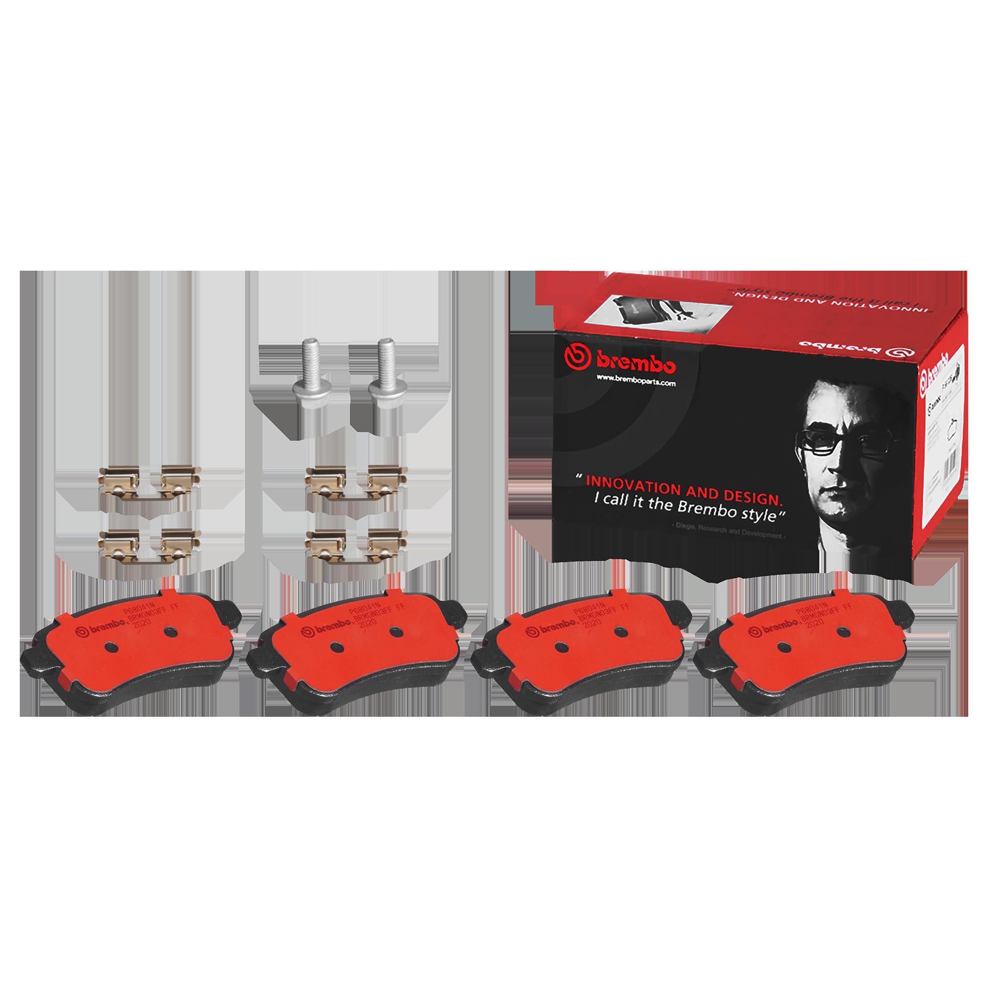 BREMBO DISC PAD -  RENAULT FLUENCE 2.0 10- (RR) - TecDoc 1