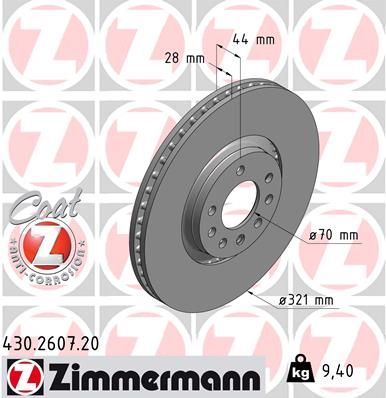 Brake Disc 430.2607.20