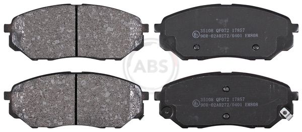 Brake Pad Set, disc brake 35108