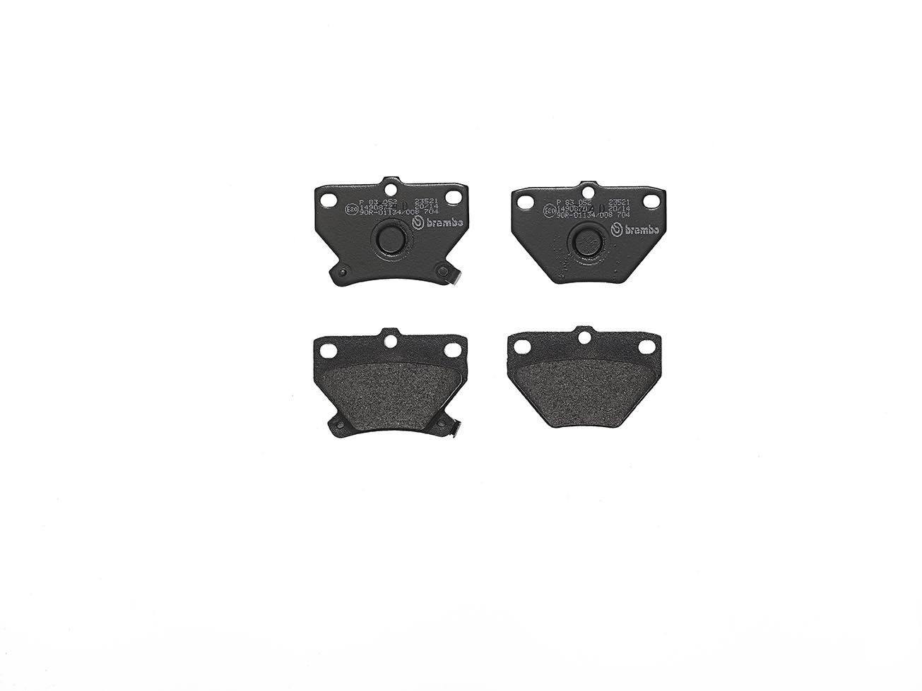 Brembo P 83 052 Bremsbelagsatz, Scheibenbremse