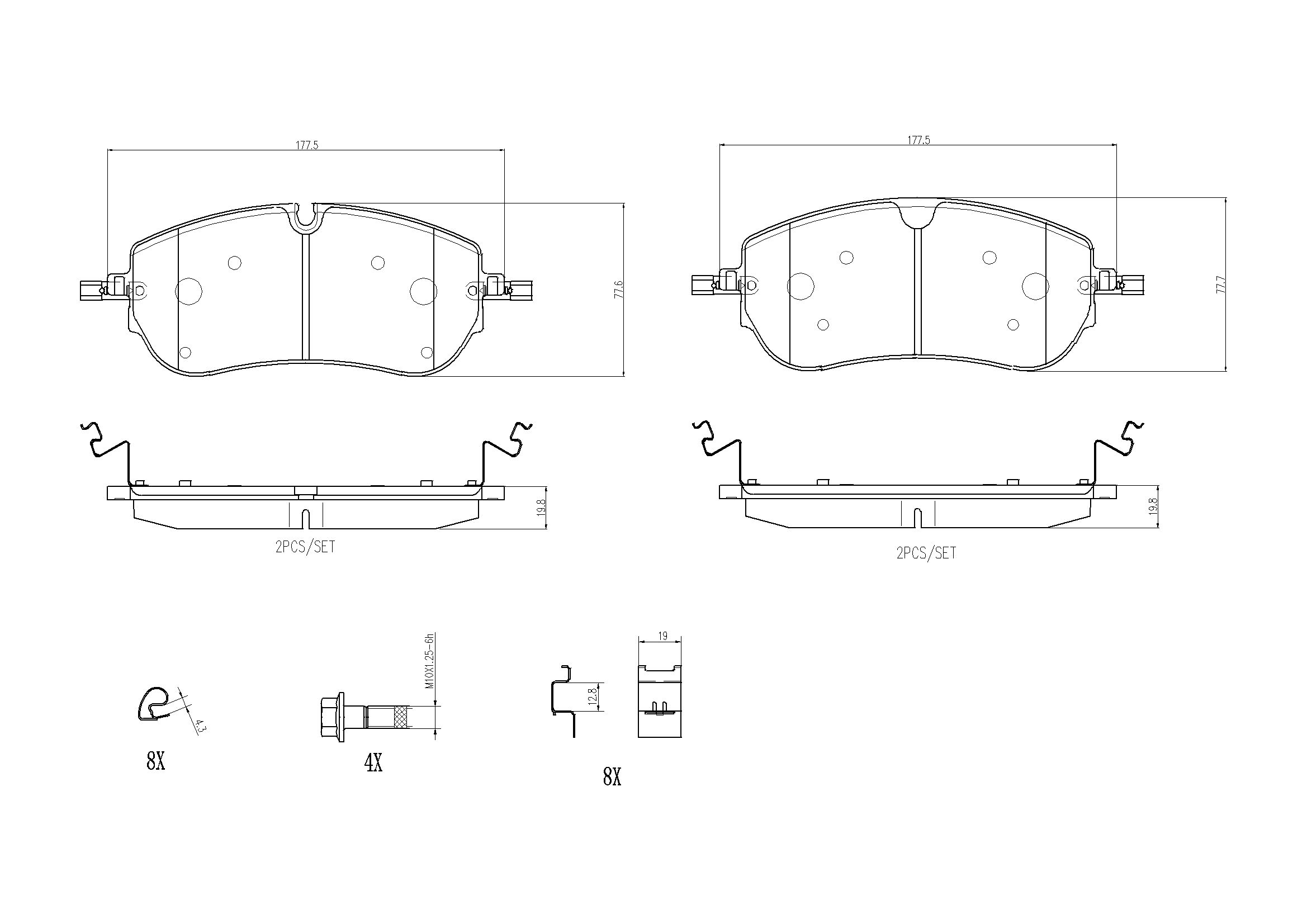 LAND ROVER DISCOVERY SPORT LC 16-20 (FRT) * 18Inch Wheels - TecDoc Only
