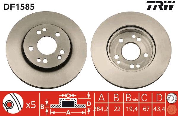 PAIRE DE DISQUES  9900