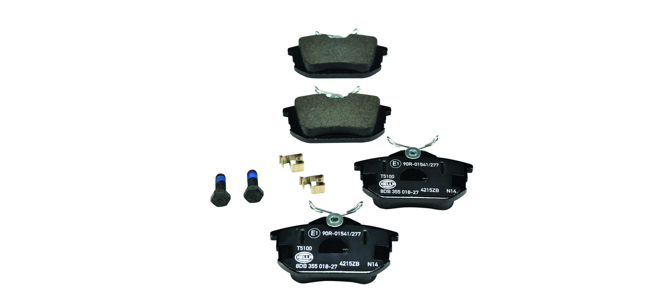 HELLA 8DB 355 018-271 - Bremsbelagsatz, Scheibenbremse