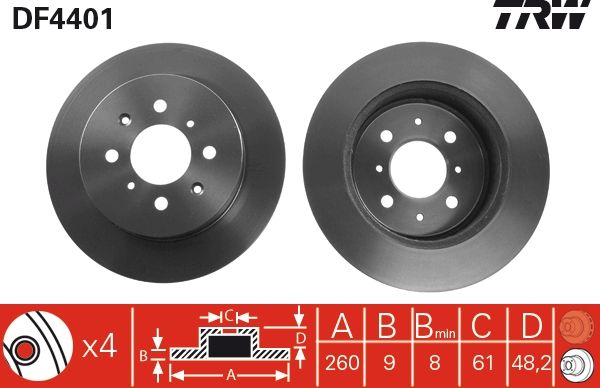 Brake Disc DF4401