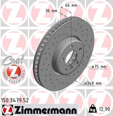 Brake Disc 150.3479.52