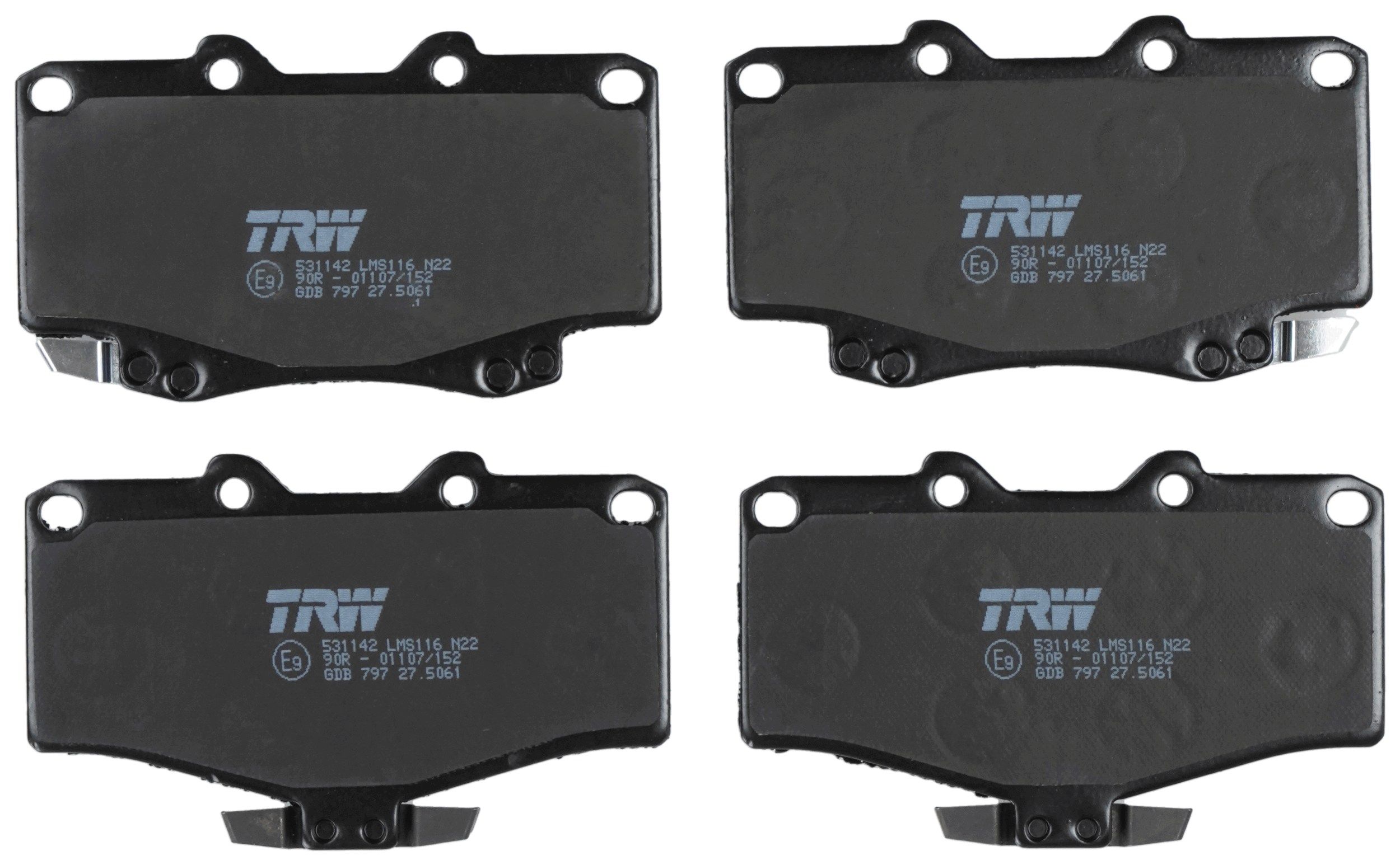 TRW DISC BRAKE PADS - TecDoc 2