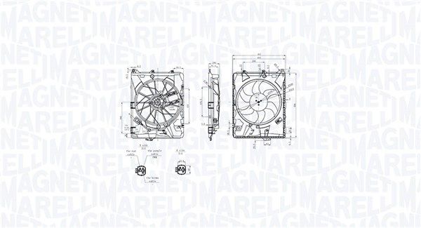 MAGNETI MARELLI 069422849010 - L&uuml;fter, Motork&uuml;hlung
